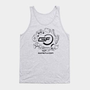 GF Retro Controllers Black Tank Top